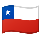 Chile Flag on Google
