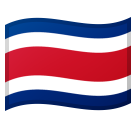 Costa Rica Flag on Google