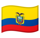 Ecuador Flag on Google