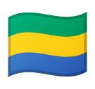 Gabon Flag on Google