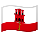 Gibraltar Flag on Google