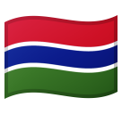 Gambia Flag on Google