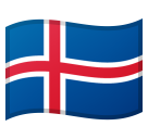 Iceland Flag on Google
