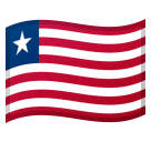 Liberia Flag on Google