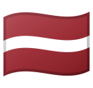 Latvia Flag on Google