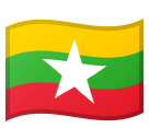 Myanmar (burma) Flag on Google