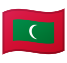 Maldives Flag on Google