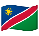 Namibia Flag on Google