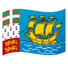 St. Pierre & Miquelon Flag on Google