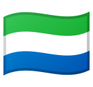Sierra Leone Flag on Google