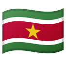 Suriname Flag on Google