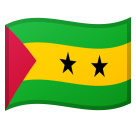 São Tomé & Príncipe Flag on Google