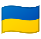 Ukraine Flag on Google