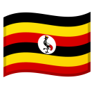 Uganda Flag on Google