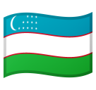 Uzbekistan Flag on Google