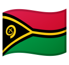 Vanuatu Flag on Google