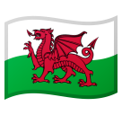 Wales Flag on Google