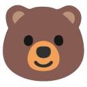 Bear Face on Google