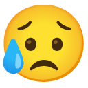 Disappointed But Relieved Face on Google