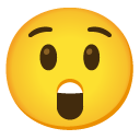 Astonished Face on Google