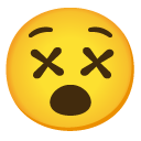 Dizzy Face on Google
