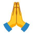 Person With Folded Hands on Google