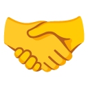 Handshake: Medium Skin Tone on Google