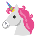 Unicorn Face on Google