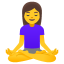 Woman In Lotus Position on Google