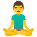 Man In Lotus Position on Google