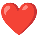 Heavy Black Heart on Google