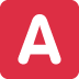 Negative Squared Latin Capital Letter A on Twitter / X
