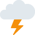 Cloud With Lightning on Twitter / X