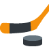Ice Hockey Stick And Puck on Twitter / X