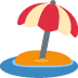 Beach With Umbrella on Twitter / X