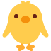 Front-facing Baby Chick on Twitter / X