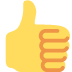 Thumbs Up Sign: Medium Skin Tone on Twitter / X