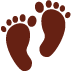 Footprints on Twitter / X