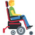 Man In Motorized Wheelchair Facing Right on Twitter / X