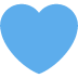 Blue Heart on Twitter / X