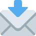 Envelope With Downwards Arrow Above on Twitter / X