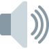 Speaker With Three Sound Waves on Twitter / X