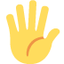 Hand With Fingers Splayed on Twitter / X