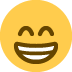 Grinning Face With Smiling Eyes on Twitter / X