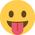 Face With Stuck-out Tongue on Twitter / X