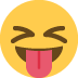 Face With Stuck-out Tongue And Tightly-closed Eyes on Twitter / X