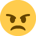 Angry Face on Twitter / X
