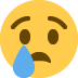 Crying Face on Twitter / X