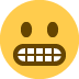 Grimacing Face on Twitter / X