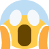 Face Screaming In Fear on Twitter / X